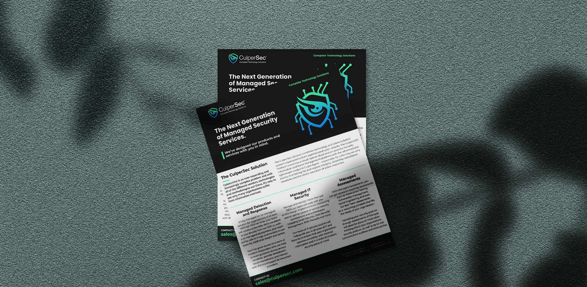 CulperSec Managed Security Services overview materials