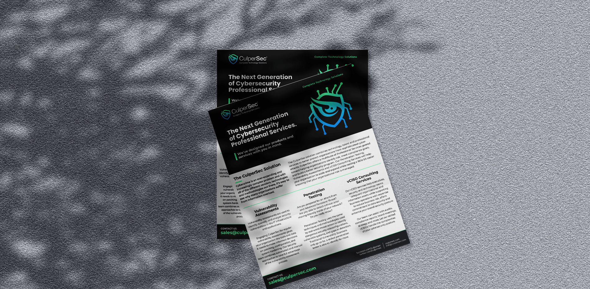 CulperSec cybersecurity Professional Services overview materials